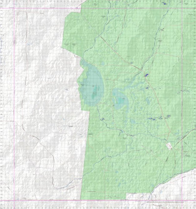 Getlost Map 7740 HUNGERFORD Topographic Map V14d 1:75,000 QLD Preview 1