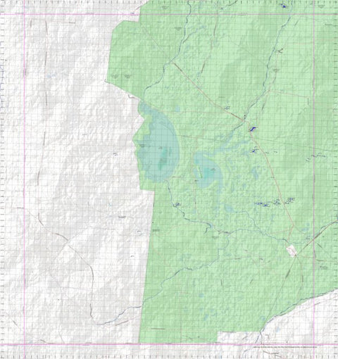 Getlost Map 7740 HUNGERFORD Topographic Map V14d 1:75,000 QLD Preview 1