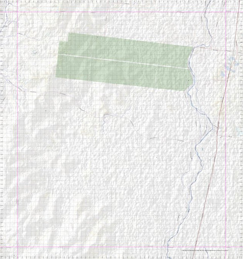 Getlost Map 8043 WYANDRA Topographic Map V14d 1:75,000 QLD Preview 1