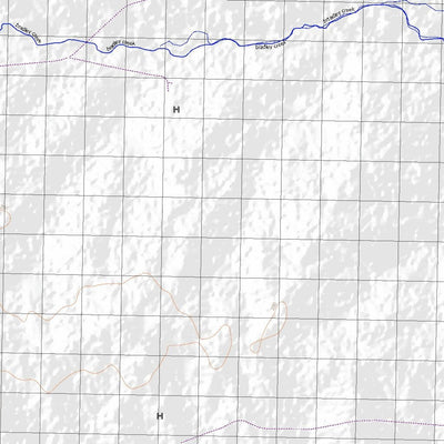 Getlost Map 7752 BRADLEY CREEK Topographic Map V14d 1:75,000 QLD Preview 2