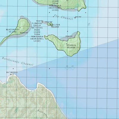 Getlost Map 7769 BATHURST RANGE Topographic Map V14d 1:75,000 QLD Preview 2