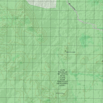 Getlost Map 7769 BATHURST RANGE Topographic Map V14d 1:75,000 QLD Preview 3