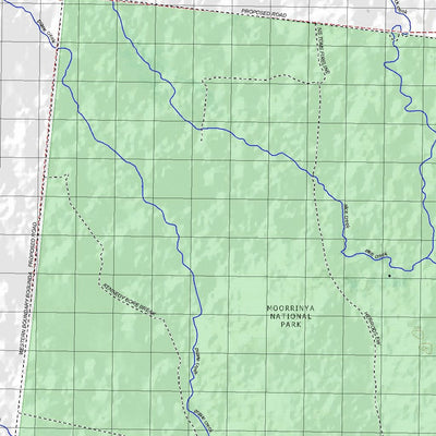 Getlost Map 7855 LAMMERMOOR Topographic Map V14d 1:75,000 QLD Preview 3