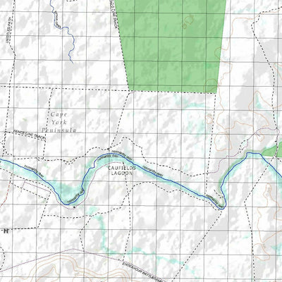 Getlost Map 7867 BATTLE CAMP Topographic Map V14d 1:75,000 QLD Preview 2