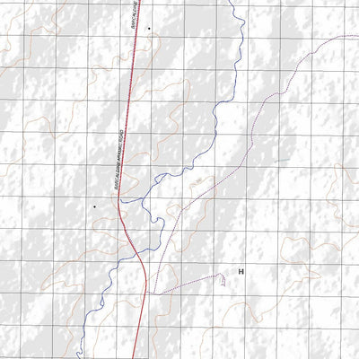 Getlost Map 7951 BOWYER Topographic Map V14d 1:75,000 QLD Preview 2