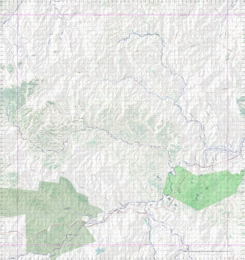 Getlost Map 8349 MANTUAN DOWNS Topographic Map V14d 1:75,000 QLD Preview 1