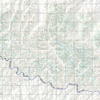 Getlost Map 8349 MANTUAN DOWNS Topographic Map V14d 1:75,000 QLD Preview 2