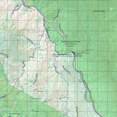 Getlost Map 8063 BARTLE FRERE Topographic Map V14d 1:75,000 QLD Preview 2