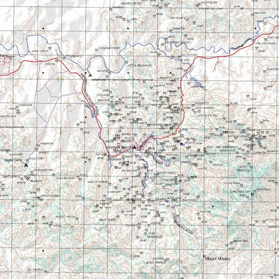 Getlost Map 7963 ATHERTON Topographic Map V14d 1:75,000 QLD Preview 3