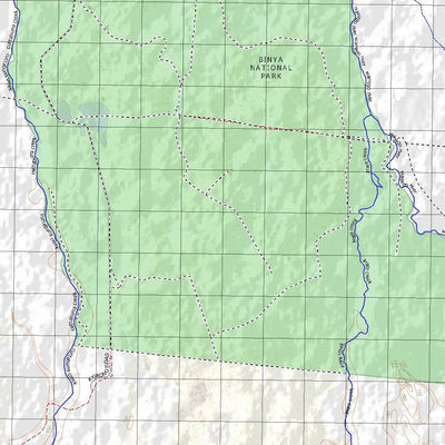 Getlost Map 8040 TUEN Topographic Map V14d 1:75,000 QLD Preview 3