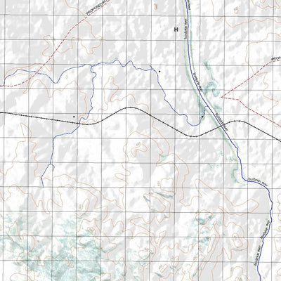 Getlost Map 8059 EWAN Topographic Map V14d 1:75,000 QLD Preview 2