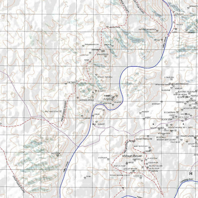 Getlost Map 8059 EWAN Topographic Map V14d 1:75,000 QLD Preview 3