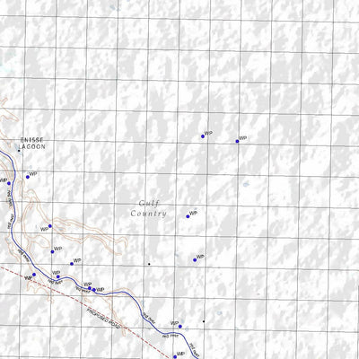 Getlost Map 7563 RED RIVER Topographic Map V14d 1:75,000 QLD Preview 2