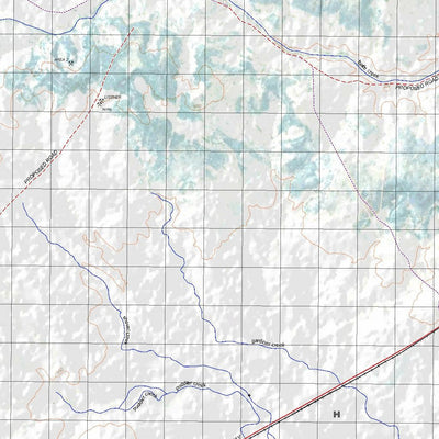Getlost Map 8057 HOMESTEAD Topographic Map V14d 1:75,000 QLD Preview 2
