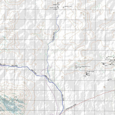 Getlost Map 8057 HOMESTEAD Topographic Map V14d 1:75,000 QLD Preview 3