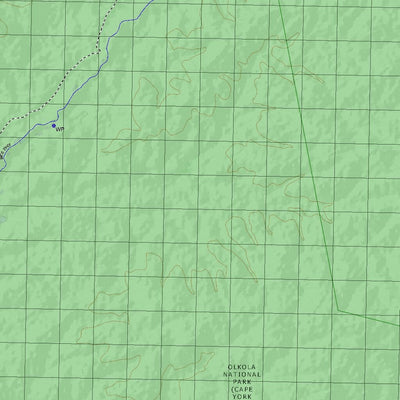 Getlost Map 7566 STRATHLEVEN Topographic Map V14d 1:75,000 QLD Preview 3