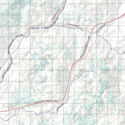 Getlost Map 8355 MOUNT COOLON Topographic Map V14d 1:75,000 QLD Preview 3