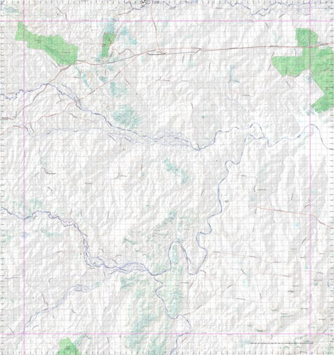 Getlost Map 8450 ANAKIE Topographic Map V14d 1:75,000 QLD Preview 1