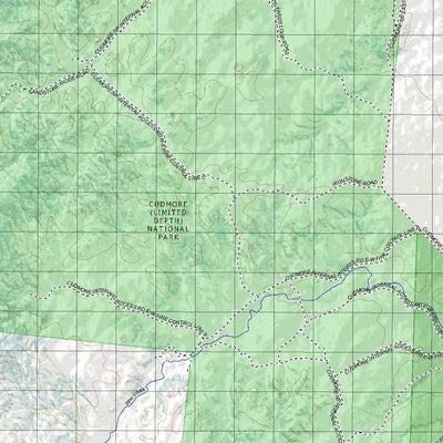 Getlost Map 8152 DUNROBIN Topographic Map V14d 1:75,000 QLD Preview 3