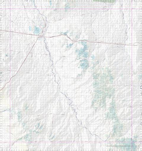 Getlost Map 8150 JERICHO Topographic Map V14d 1:75,000 QLD Preview 1