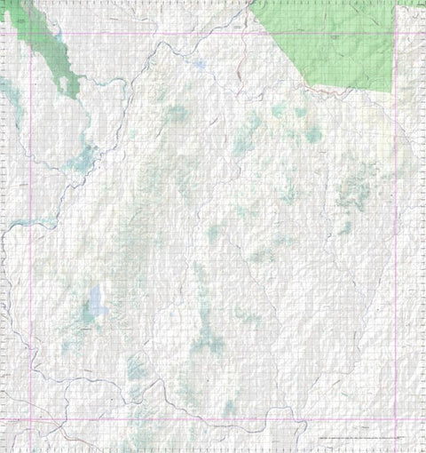 Getlost Map 7960 VALLEY OF LAGOONS Topographic Map V14d 1:75,000 QLD Preview 1