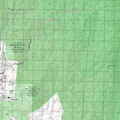 Getlost Map 7570 COEN Topographic Map V14d 1:75,000 QLD Preview 3
