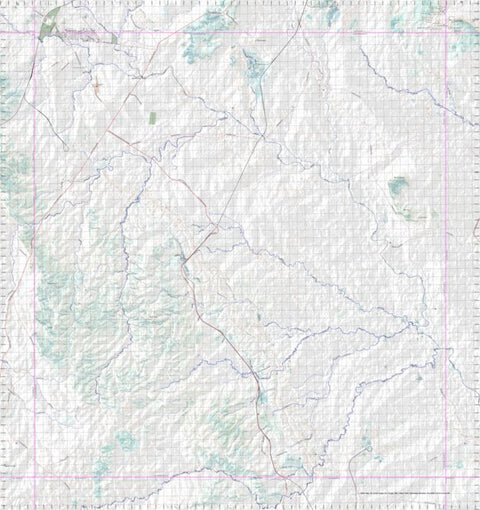 Getlost Map 8553 GROSVENOR DOWNS Topographic Map V14d 1:75,000 QLD Preview 1