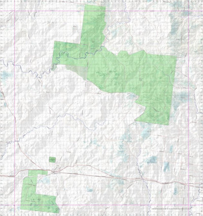 Getlost Map 8345 MORVEN Topographic Map V14d 1:75,000 QLD Preview 1