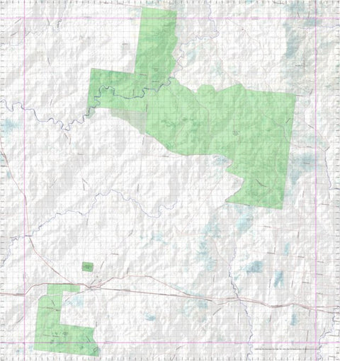 Getlost Map 8345 MORVEN Topographic Map V14d 1:75,000 QLD Preview 1