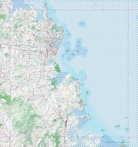 Getlost Map 8755 MACKAY Topographic Map V14d 1:75,000 QLD Preview 1