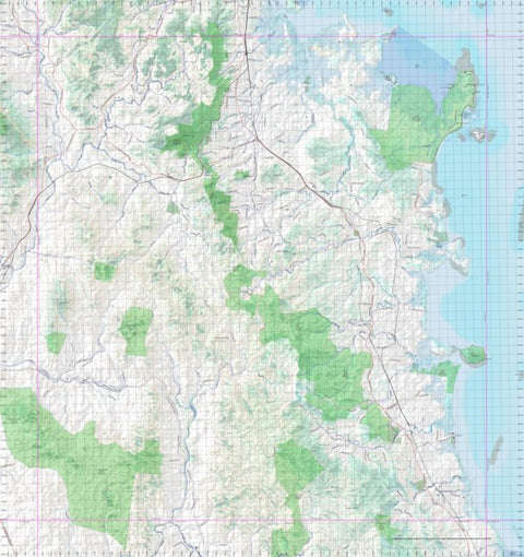 Getlost Map 8754 CARMILA Topographic Map V14d 1:75,000 QLD Preview 1