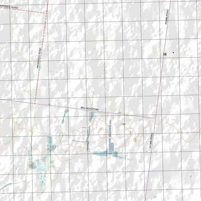 Getlost Map 8841 BUNGUNYA Topographic Map V14d 1:75,000 QLD Preview 2