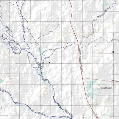 Getlost Map 8156 PAJINGO Topographic Map V14d 1:75,000 QLD Preview 3