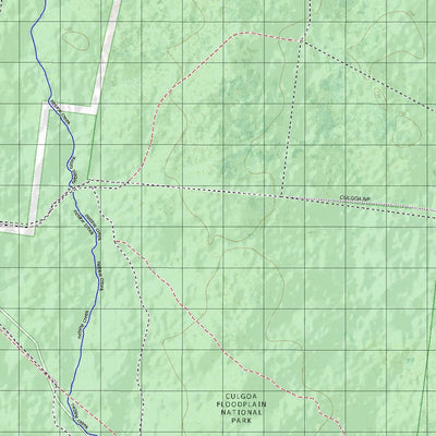 Getlost Map 8240 BUNDALEER Topographic Map V14d 1:75,000 QLD Preview 3