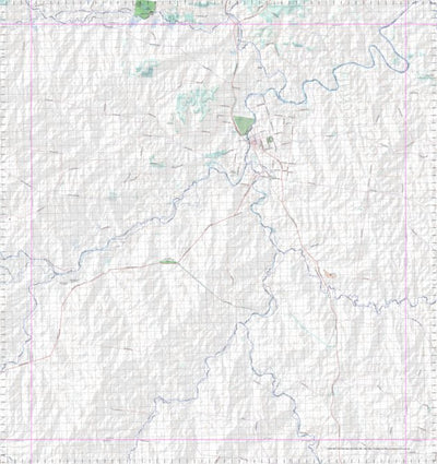 Getlost Map 8846 TAROOM Topographic Map V14d 1:75,000 QLD Preview 1