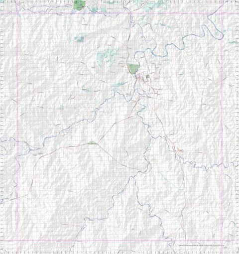Getlost Map 8846 TAROOM Topographic Map V14d 1:75,000 QLD Preview 1