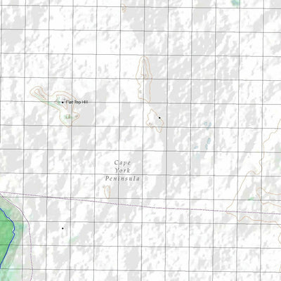 Getlost Map 7768 LAKEFIELD Topographic Map V14d 1:75,000 QLD Preview 2