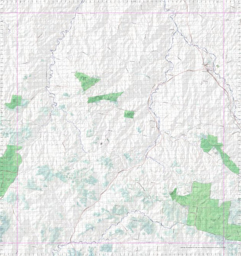 Getlost Map 8845 WANDOAN Topographic Map V14d 1:75,000 QLD Preview 1