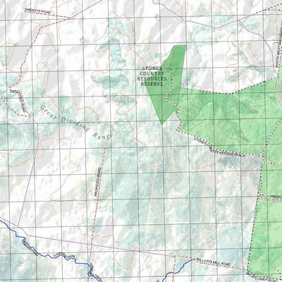 Getlost Map 8845 WANDOAN Topographic Map V14d 1:75,000 QLD Preview 3