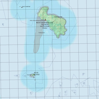 Getlost Map 8855 PRUDHOE ISLAND Topographic Map V14d 1:75,000 QLD Preview 3