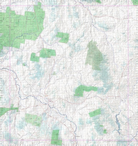 Getlost Map 9140 TEXAS Topographic Map V14d 1:75,000 QLD Preview 1
