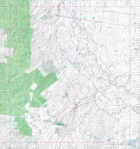 Getlost Map 9142 MILLMERRAN Topographic Map V14d 1:75,000 QLD Preview 1
