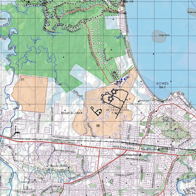 Getlost Map 8259 TOWNSVILLE Topographic Map V14d 1:75,000 QLD Preview 2