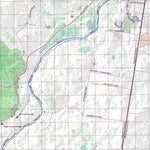 Getlost Map 8550 EMERALD Topographic Map V14d 1:75,000 QLD Preview 3