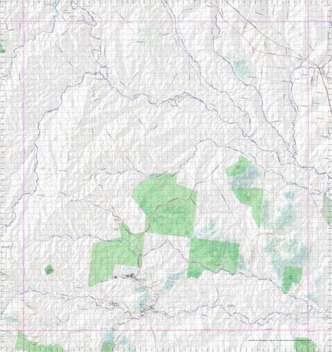 Getlost Map 8451 RUBYVALE Topographic Map V14d 1:75,000 QLD Preview 1
