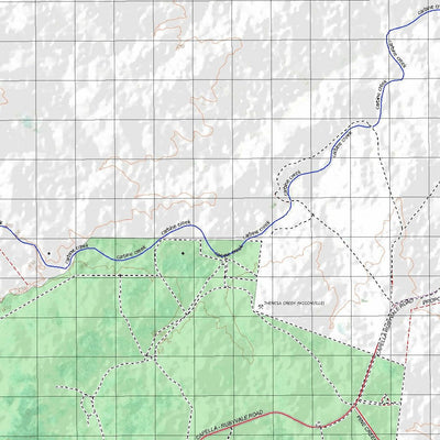 Getlost Map 8451 RUBYVALE Topographic Map V14d 1:75,000 QLD Preview 2