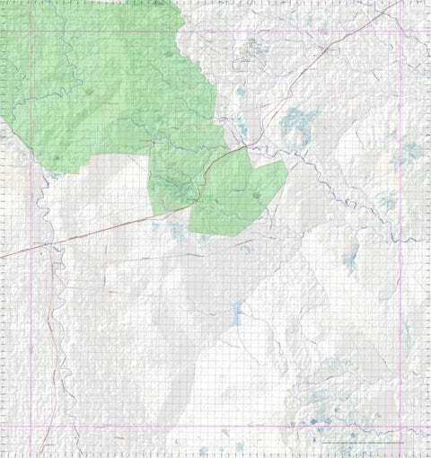Getlost Map 7956 PENTLAND Topographic Map V14d 1:75,000 QLD Preview 1