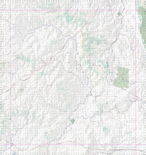 Getlost Map 8455 BYERWEN Topographic Map V14d 1:75,000 QLD Preview 1