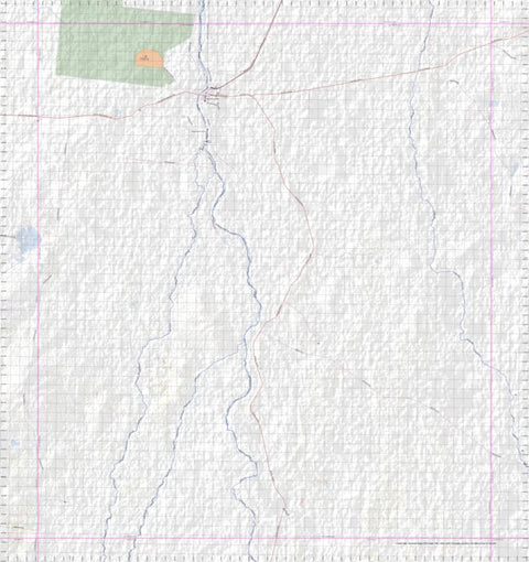 Getlost Map 8041 CUNNAMULLA Topographic Map V14d 1:75,000 QLD Preview 1