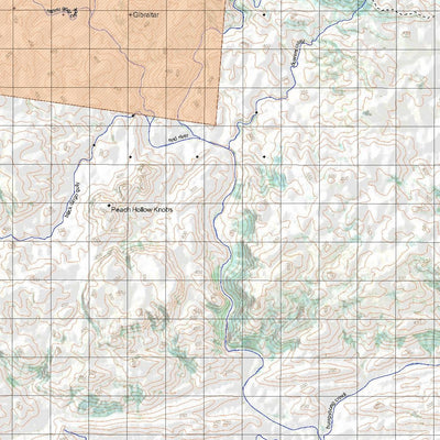 Getlost Map 8258 MINGELA Topographic Map V14d 1:75,000 QLD Preview 3